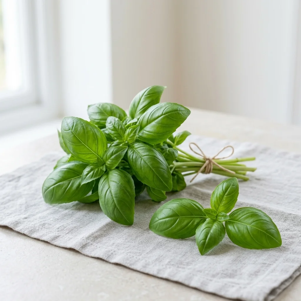 Basil in clean buy in UK free delivery fresh fruits and vegetables store Quality Crops UK