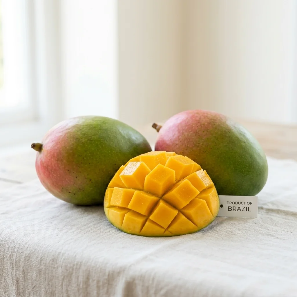 Brazilian Mango buy in UK free delivery fresh fruits and vegetables store Quality Crops UK