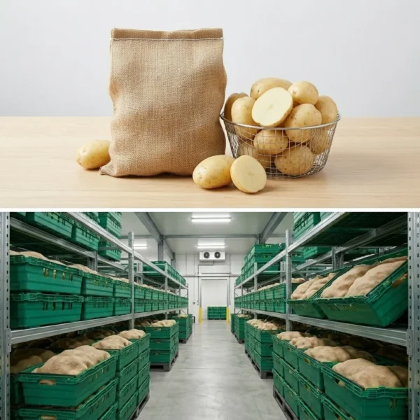 Buy 5kg white potatoes in UK supplier Quality Crops UK