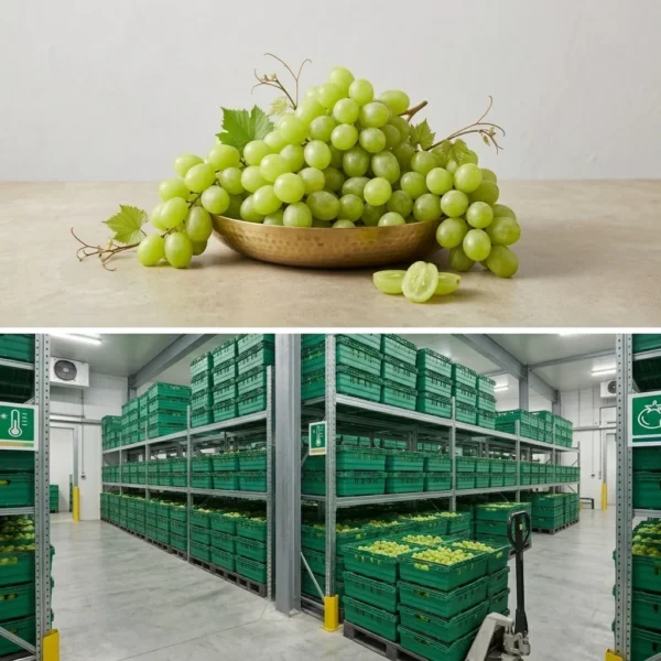 Buy Green Grapes Loose in UK supplier Quality Crops UK