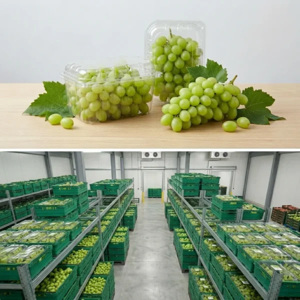 Buy Pre-packed Green grapes in UK supplier Quality Crops UK