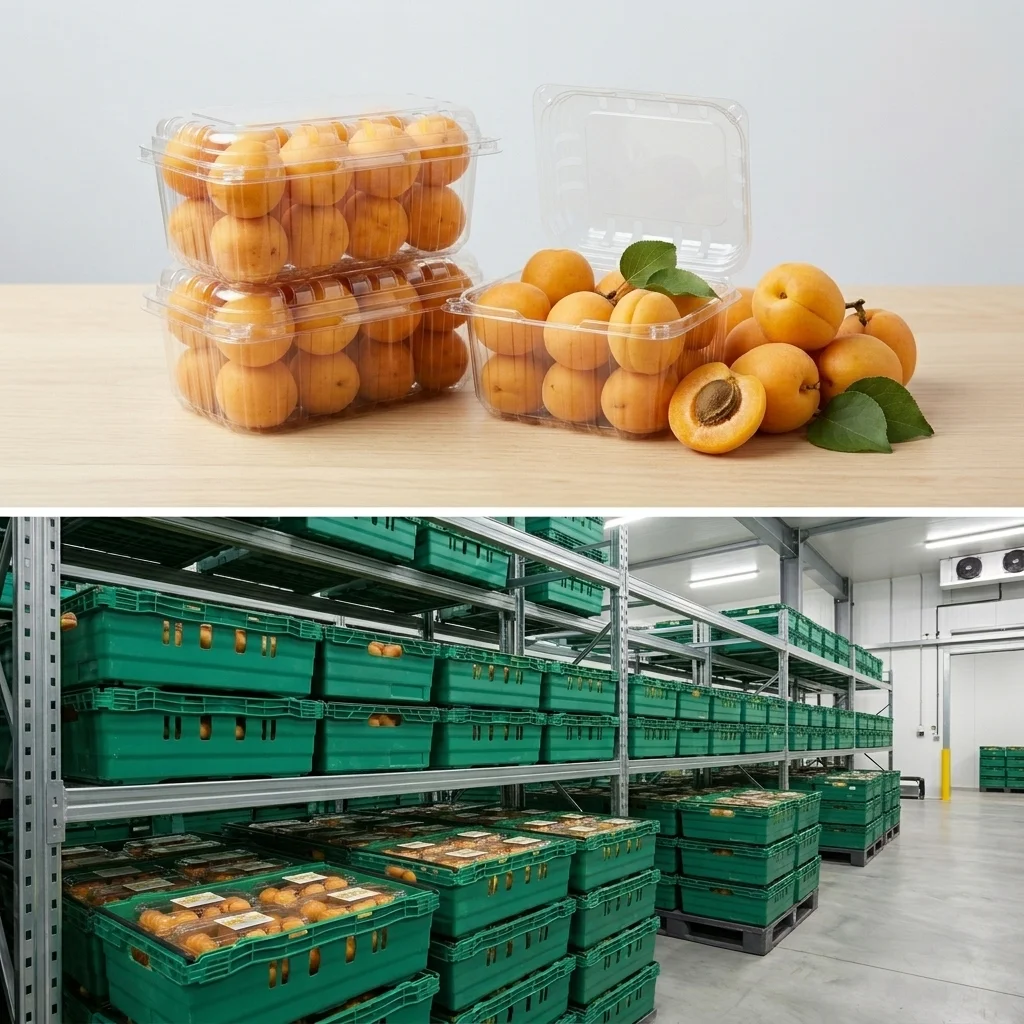 Buy Pre-packed apricots in UK supplier Quality Crops UK