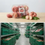 Buy Pre-packed flat peach in UK supplier Quality Crops UK