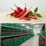Buy Red Long Chilli in UK supplier Quality Crops UK