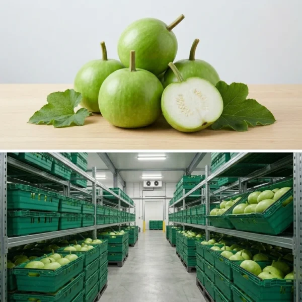 Buy Round Bottle Gourd UK supplier Quality Crops UK