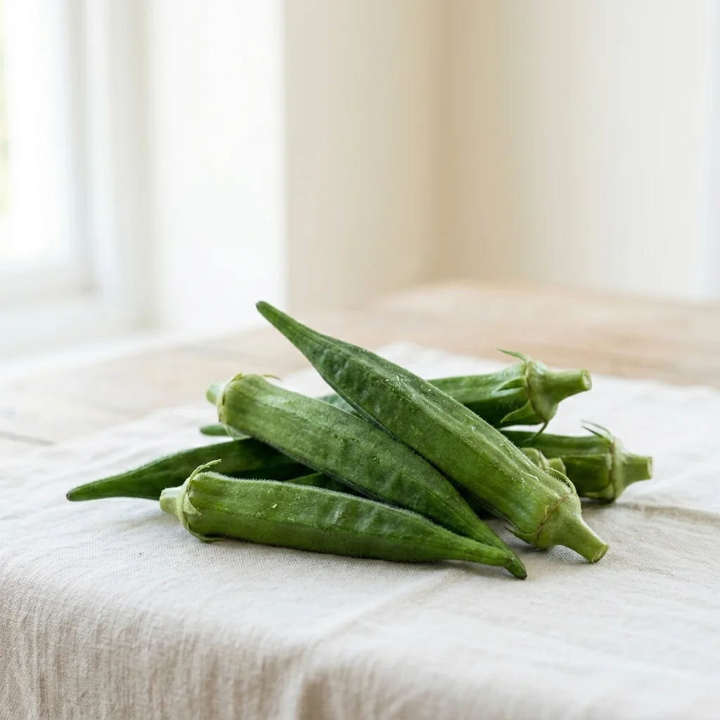 Okra buy in UK free delivery fresh fruits and vegetables store Quality Crops UK