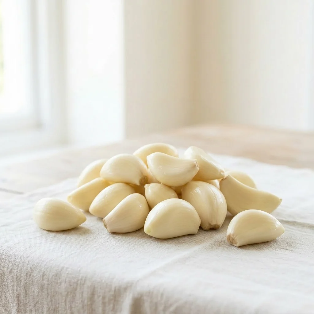 Peeled garlic buy in UK free delivery fresh fruits and vegetables store Quality Crops UK