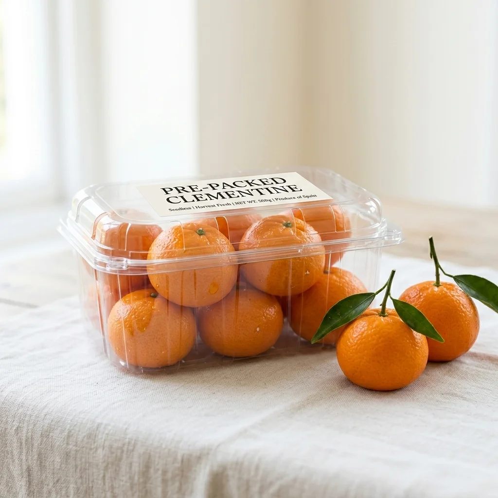 Pre-packed clementine buy in UK free delivery fresh fruits and vegetables store Quality Crops UK