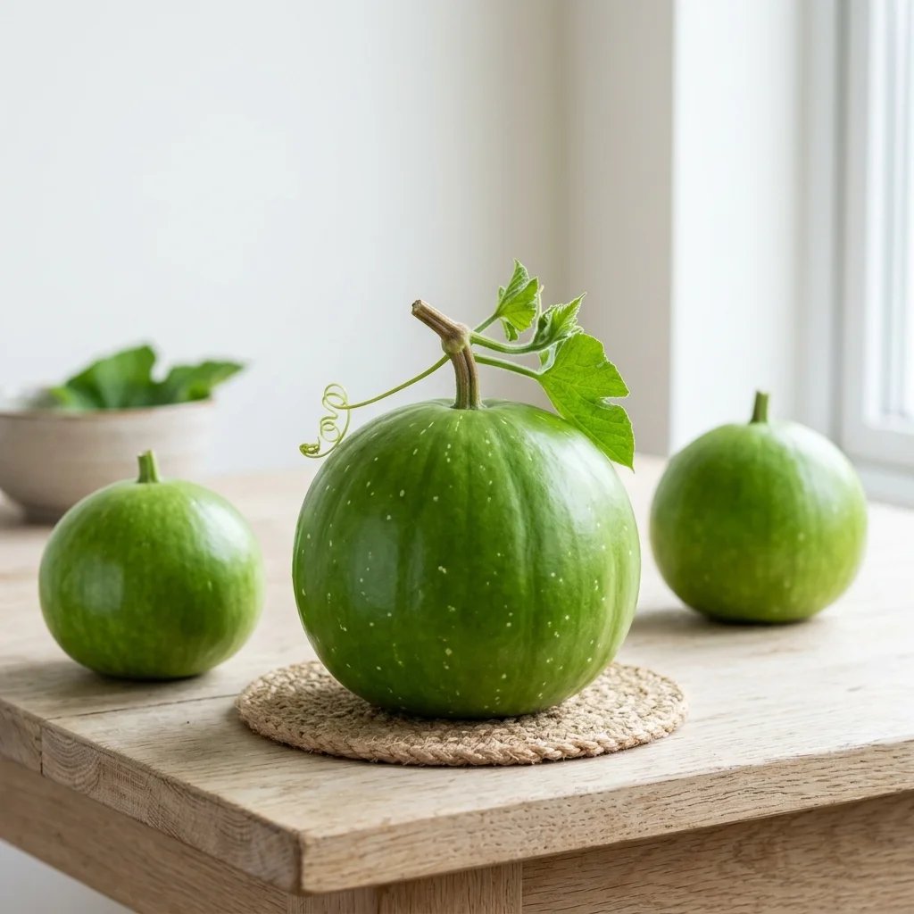 Round Bottle Gourd buy in UK free delivery fresh fruits and vegetables store Quality Crops UK